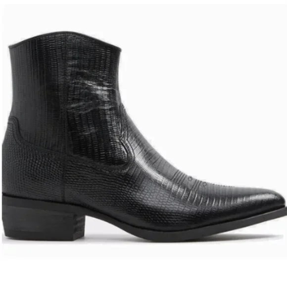 Aldo | Shoes | Aldo Mens Uliredien Western Leather Boots In  display picture 2